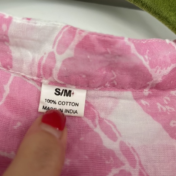 Locoli Lowcountry linens Cotton turtle tunic - Picture 3 of 5